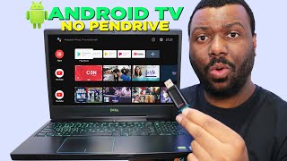 Android TV no PC ou Notebook Instale em um PEN DRIVE Fácil [upl. by Zoa470]