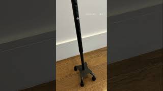 BeneCane Quad Cane Adjustable Walking Cane with Offset Handle amp Pronged Feet for Stability [upl. by Ayikal]