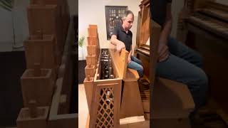 Demonstration of our 23 rank 1953 Rieger compact tracker pipe organ [upl. by Anitel]