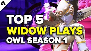 Top 5 Widowmaker Plays  Overwatch League Season 1 [upl. by Elyse]