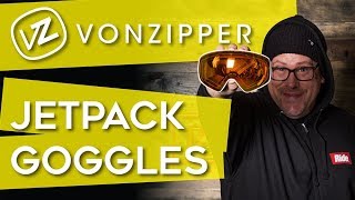 2018 Vonzipper Jetpack Goggles  Review  TheHousecom [upl. by Ymia]