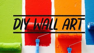 Diy wall art🎨 [upl. by Lashar]