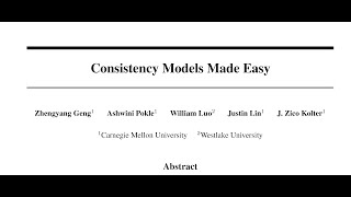 Consistency Models Made Easy [upl. by Nah]