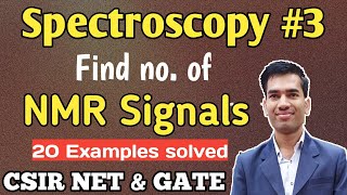 NMR Signals  NMR Spectroscopy for CSIR NET  H1 NMR  NMR Signals in various compounds [upl. by Rundgren]