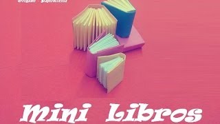 Origami  Papiroflexia Libro en miniatura muy fácil [upl. by Lepine]