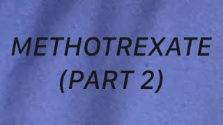 Practicalities of going on methotrexate [upl. by Yahiya940]