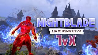 ESO 1vX PVP  Nightblade  Midyear Mayhem  Gold Road [upl. by Mcclimans]