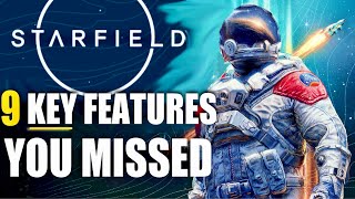 STARFIELD  9 Mindblowing Features You Missed [upl. by Knah]