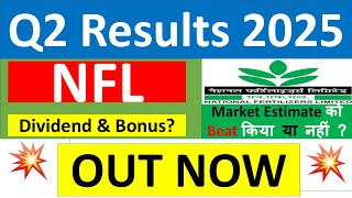 NFL Q2 results 2025  National Fertilizers results today  NFL Share News  NFL Share latest news [upl. by Kazmirci680]