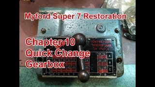 Myford Super 7 Lathe Restoration Chapter 10 [upl. by Thetes]