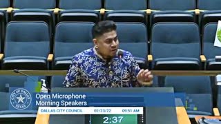 Indian Baljeet Trolls Dallas City Council [upl. by Adnicul]