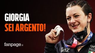 Giorgia Bordignon è medaglia d’argento nel sollevamento pesi 64 femminile [upl. by Ayihsa]