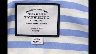 Best Fitting Dress Shirts For Fit Men  Charles Tyrwhitt [upl. by Leupold492]