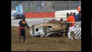 Crash Silverstone 2010  Berry van Elk  Mosler GT3 [upl. by Rafaj]