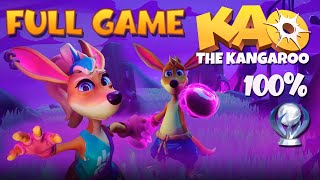 KAO The Kangaroo 2022 FULL GAME 100 Longplay PS5 [upl. by Mrots]