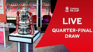 LIVE  QuarterFinal Draw  Emirates FA Cup 202324 [upl. by Eillak209]