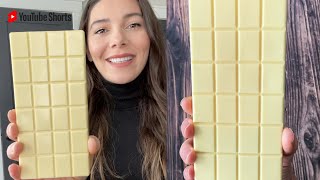 How To Make White Chocolate At Home Without Coconut Oil  Simple and Delish by Canan [upl. by Ilagam]