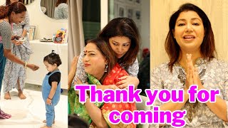 Feeling lighter Keep us in your blessings  HINDI  WITH ENGLISH SUBTITLES  Debina Decodes [upl. by Negem504]