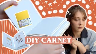 DIY  CARNET ET RELIURE facile [upl. by Aubrie]