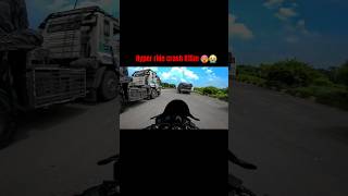 Hyper ride crash R15m 😭🥵almostcrashed crash shortvideos rider ridercrash [upl. by Karleen]