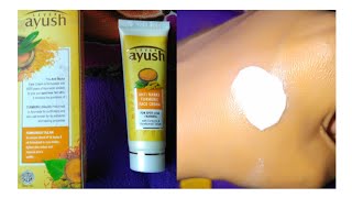 Ayush antimarks turmeric face cream reviewaffordable cream for oily skin [upl. by Sutit]