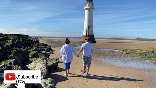 New Brighton Beach  Wallasey Beach  A Day In Our Life [upl. by Griseldis]