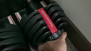 Bowflex SelectTech 552 Adjustable Dumbbells [upl. by Ariamat655]