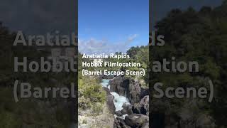 Aratiatia Rapids New Zealand Hobbit Film Location Dwarfs Barrel Escape Scenenewzealandtravel [upl. by Wyck]