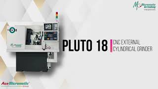 OD GRINDING  PLUTO 18  CNC EXTERNAL GRINDER [upl. by Firooc652]