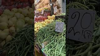 Green Leafy Vegetables at Jerusalem Market [upl. by Eelanaj]