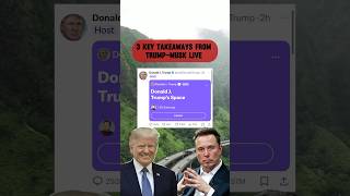 3 key takeaways from the TrumpMusk live event [upl. by Sender]