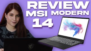 MSI Modern 14 Laptop La mejor laptop para estudiantes  AMD RYZEN 4700U [upl. by Hakilam]