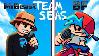 Friday Night Funkin  VS MrBeast  TEAM SEAS FNF Mod Hard TeamSeas [upl. by Nepil]