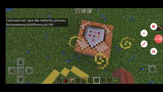 How to get efficiency 10000 Pickaxe in Minecraft Java Editionno mod or addons [upl. by Elyc]