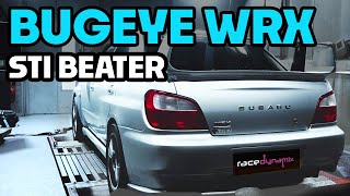 Stage 1 Tuning a Subaru Impreza BUGEYE WRX  Dyno Tuning [upl. by Mirth]