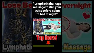 Lymphatic Drainage Massage to Slim Waist before bed at night [upl. by Nnywg]