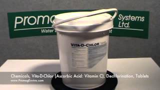 Chemicals Dechlorination VitaDChlor Ascorbic Tablets Description [upl. by Aztiraj]