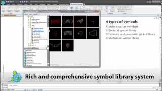 Annotating with Symbols — ZWCAD Mechanical 2012 [upl. by Snowber]