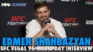 Edmen Shahbazyan Ready for War Reacts to Du Plessis Beating Adesanya  UFC on ESPN 62 [upl. by Acinnod]