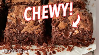 The Perfect Chewy Brownie Recipe [upl. by Rovelli709]