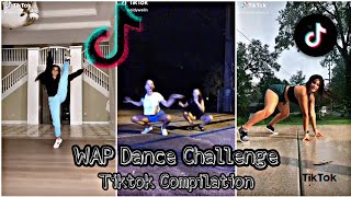 WAP Dance Challenge  Tiktok Compilation [upl. by Dnarb]