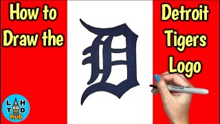 How to Draw the Detroit Tigers Logo [upl. by Tali519]