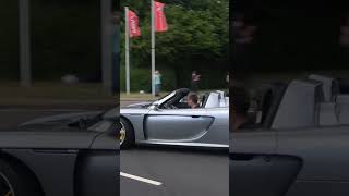 Porsche Carrera GT V10 Sound Leaving Car Meet 🔈 [upl. by Alurd689]