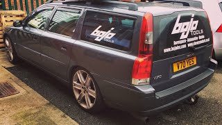 V70 S60 Adjusting the steering stops  How to stop wheel arch rub on Volvo V70 V70R S60 S60R [upl. by Bondy]