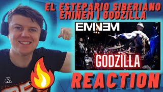 El Estepario Siberiano  EMINEM  GODZILLA  DRUM COVER  IRISH REACTION [upl. by Ikcin]