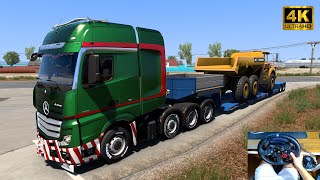 Olive Trees Delivery from Uralsk KZ through night  Euro Truck Simulator 2  Logitech G29 [upl. by Hayidan]