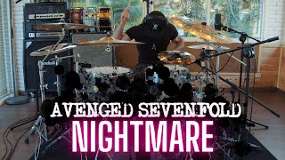 NIGHTMARE  AVENGED SEVENFOLD  DRUM COVER [upl. by Aneema]