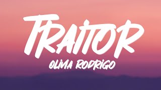 Olivia Rodrigo  traitor Lyrics [upl. by Leinehtan]