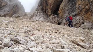 Italy  Climbing Piz Boe Dolomites [upl. by Carree128]