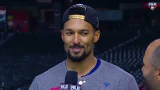 Seager amp Semien on being a part of Rangers First World Series Title [upl. by Justinian274]